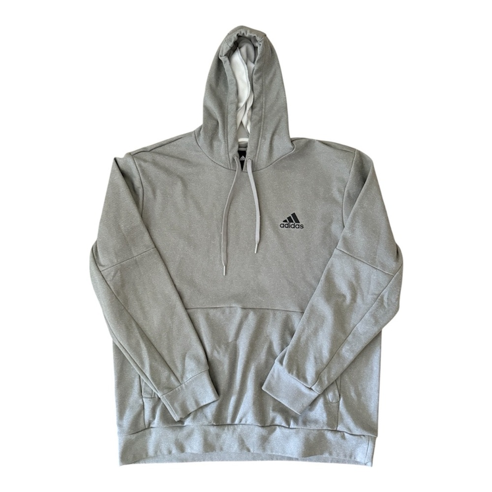 Adidas Light Gray Pullover Hoodie